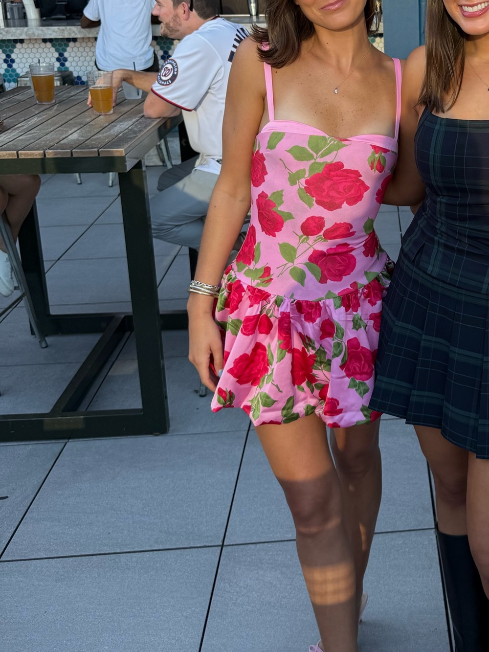 Show me your Mumu Tiffany Skort Dress in Heart Throb - Picture 2 of 4